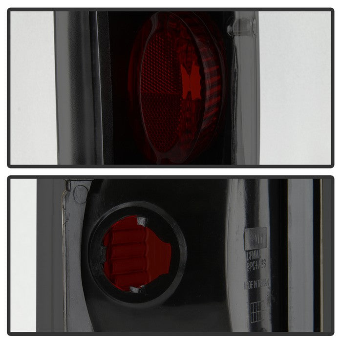 SPYDER Xtune Ford F-150/F-250/F-350 87-96 Euro Style Tail Lights - Black Smoked ALT-JH-FF15089-BSM 9036989