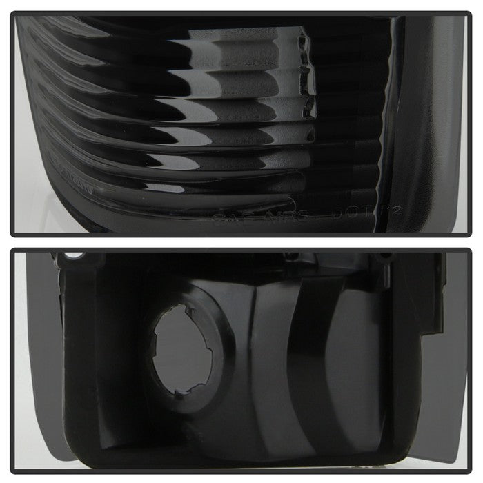 SPYDER Xtune Ford F-150/F-250/F-350 87-96 Euro Style Tail Lights - Black Smoked ALT-JH-FF15089-BSM 9036989