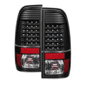 SPYDER Xtune Ford F150 Styleside 97-03 / F250/350/450/550 99-07 LED Tail Lights Black ALT-JH-FF15097-LED-BK 9027635