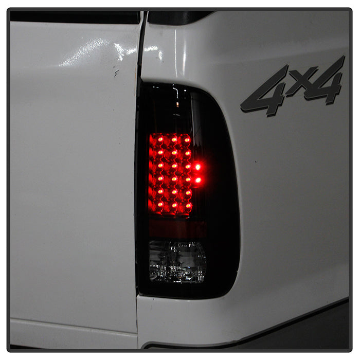 SPYDER Xtune Ford F250/350/450/550 Super Duty 99-07 LED Tail Lights Black Smoke ALT-JH-FF15097-LED-BKSM 9027642
