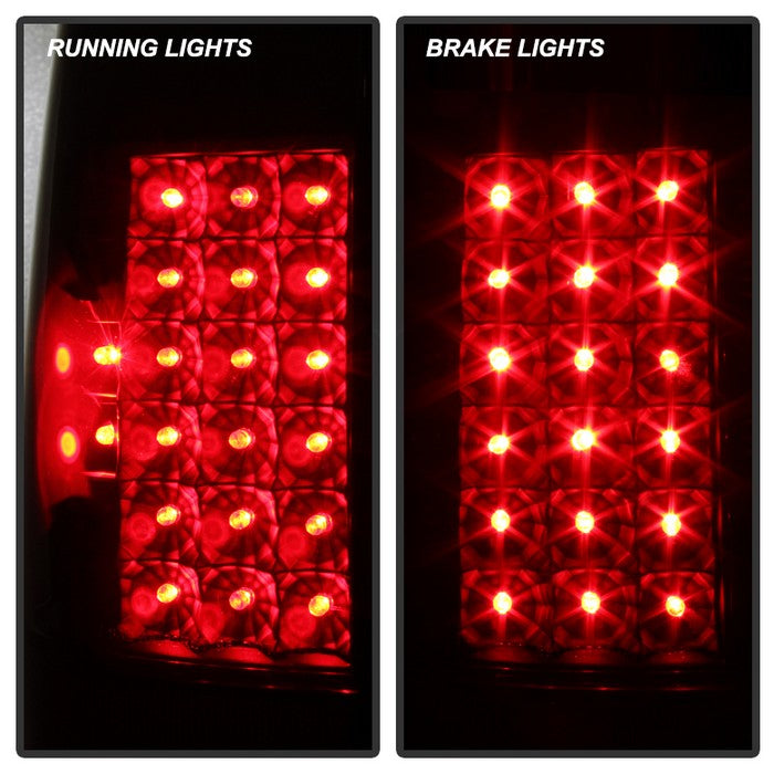 SPYDER Xtune Ford F250/350/450/550 Super Duty 99-07 LED Tail Lights Black Smoke ALT-JH-FF15097-LED-BKSM 9027642