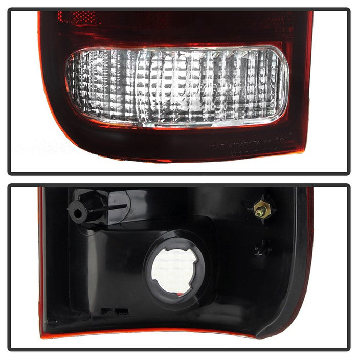 SPYDER Xtune F150 Heritage Styleside 04 OEM Style Tail Lights Red Smoked ALT-JH-FF15097-OE-RSM 9030994