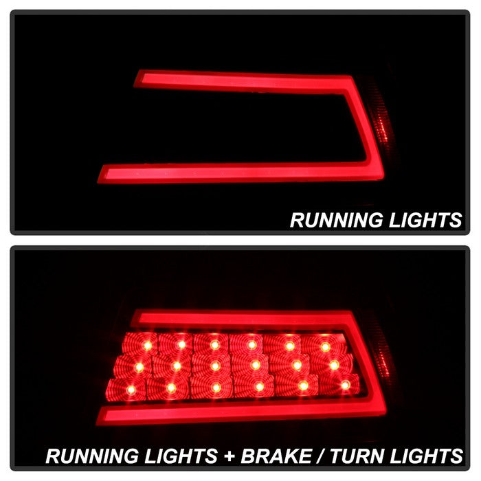 SPYDER xTune 10-12 Ford Fusion Light Bar LED Tail Lights - Black (ALT-JH-FFU10-LBLED-BK) 9041655