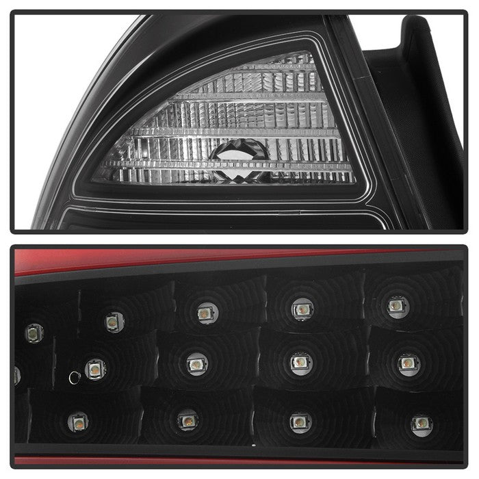 SPYDER xTune 10-12 Ford Fusion Light Bar LED Tail Lights - Black (ALT-JH-FFU10-LBLED-BK) 9041655