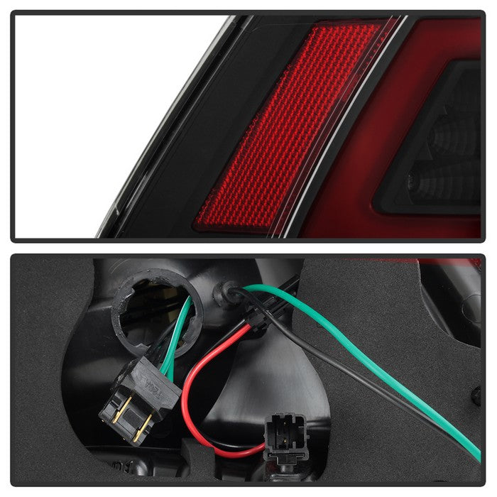 SPYDER xTune 10-12 Ford Fusion Light Bar LED Tail Lights - Black (ALT-JH-FFU10-LBLED-BK) 9041655