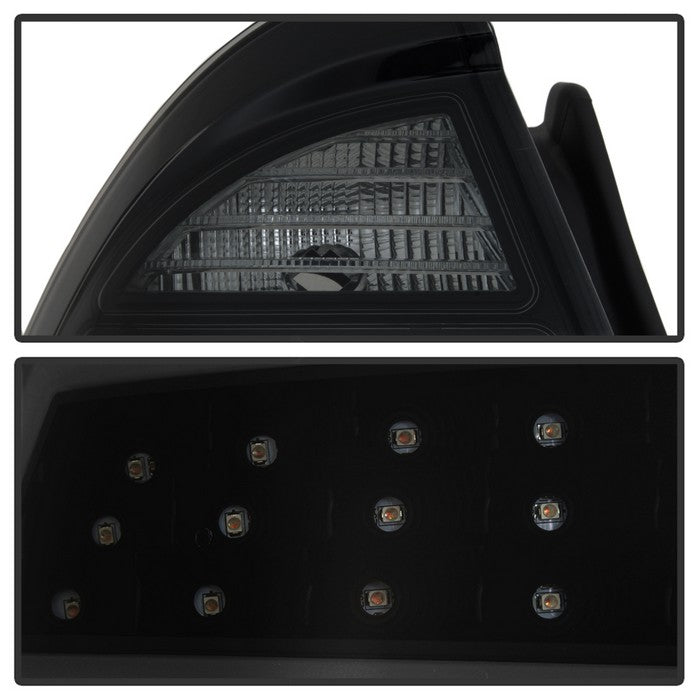 SPYDER xTune 10-12 Ford Fusion Light Bar LED Tail Lights - Black Smoked (ALT-JH-FFU10-LBLED-BSM) 9041662