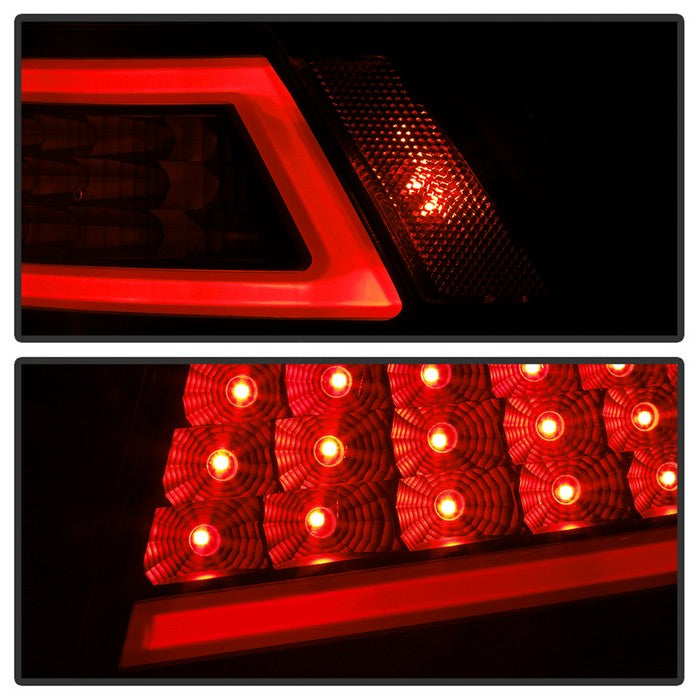 SPYDER xTune 10-12 Ford Fusion Light Bar LED Tail Lights - Black Smoked (ALT-JH-FFU10-LBLED-BSM) 9041662