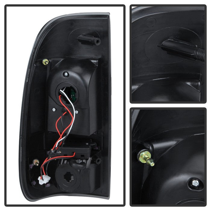 SPYDER Xtune Ford Super Duty 08-15 LED Tail Lights Black ALT-JH-FS08-LED-BK 9027680