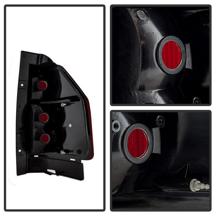 SPYDER Xtune GMC Envoy 02-09 OEM Style Tail Lights -Red Smoked ALT-JH-GEN02-OE-RSM 9029844