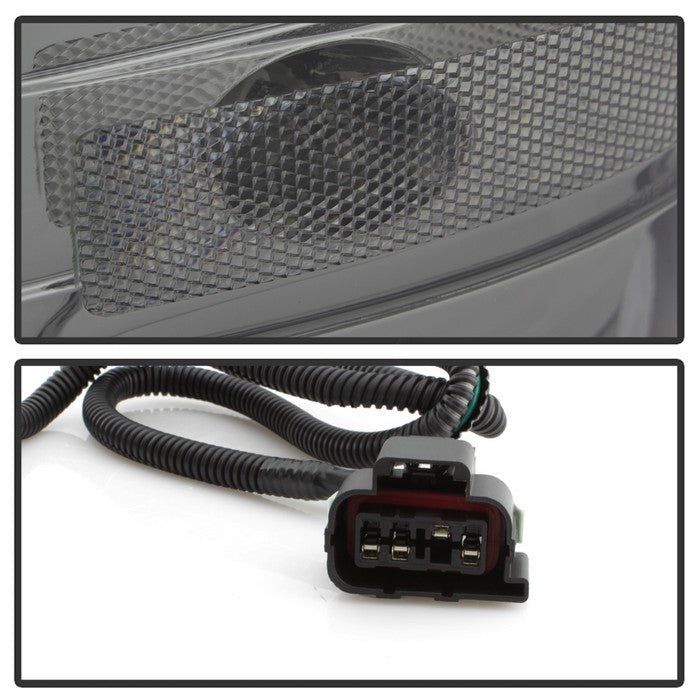 SPYDER Xtune GMC Sierra 07-13 (Not Fit 3500 Dually 4 Rear Wheels) LED Tail Lights Smoked ALT-JH-GS07-LED-SM 9034084