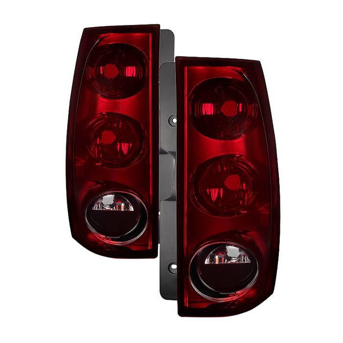 SPYDER Xtune GMC Yukon Xl 1500/2500 2007-2012 OEM Style Tail Lights Red Smoked ALT-JH-GYXL07-OE-RSM 9034589