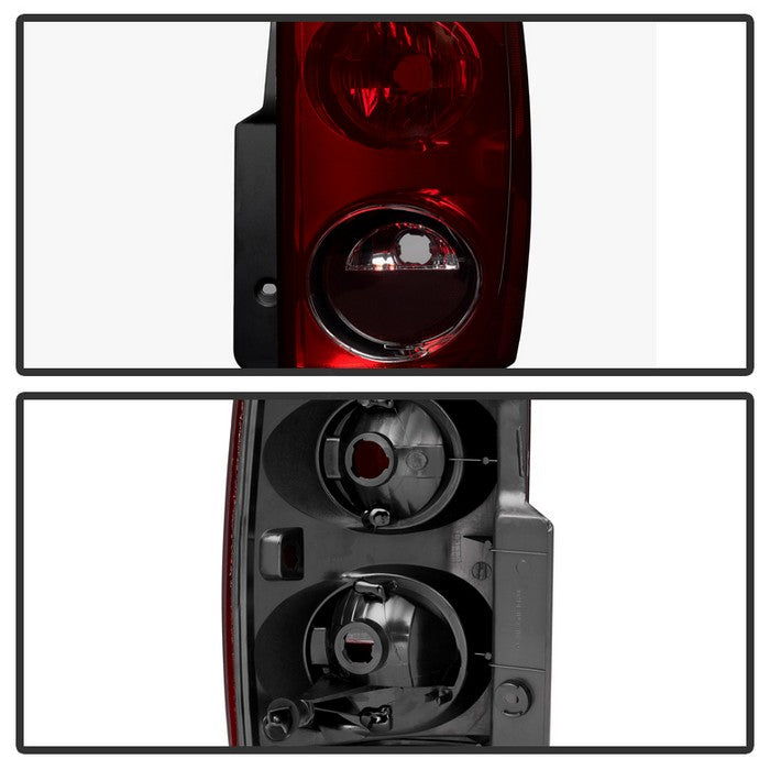 SPYDER Xtune GMC Yukon Xl 1500/2500 2007-2012 OEM Style Tail Lights Red Smoked ALT-JH-GYXL07-OE-RSM 9034589