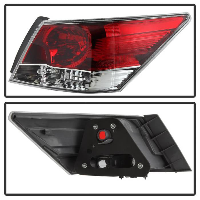 SPYDER xTune 08-12 Honda Accord 4DR Driver Side Tail Lights - OEM Left (ALT-JH-HA084D-OE-OL) 9942938