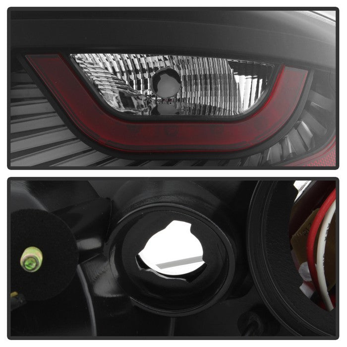 SPYDER xTune 03-05 Infiniti G35 Coupe LED Light Tube Style Tail Lights - Black (ALT-JH-IG3503-LEDLB-BK) 9037696