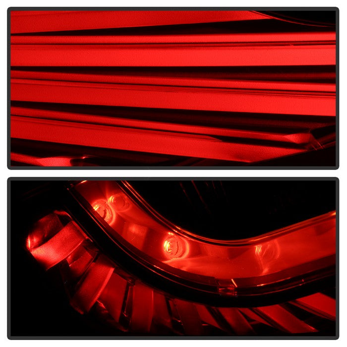 SPYDER xTune 03-05 Infiniti G35 Coupe Tail Lights LED Light Tube Style Black Smoked ALT-JH-IG3503-LEDLB-BSM 9037702