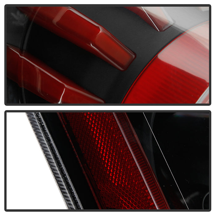 SPYDER xTune 08-13 Infiniti G37 Coupe LED Tube Style Tail Lights - Black (ALT-JH-IG37-2D-LBLED-BK) 9048562
