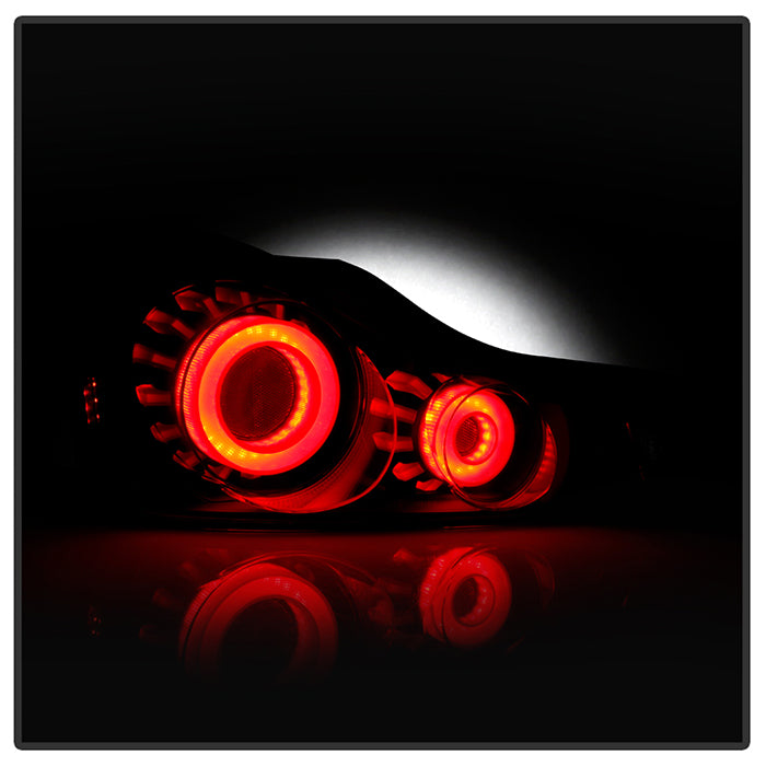 SPYDER xTune 08-13 Infiniti G37 Coupe LED Tube Style Tail Lights - Black (ALT-JH-IG37-2D-LBLED-BK) 9048562