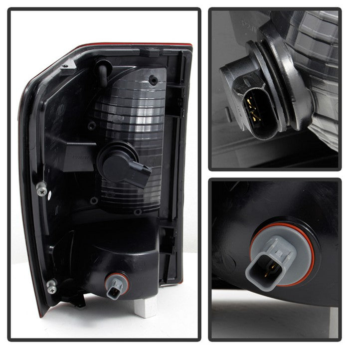 SPYDER Xtune Jeep Grand Cherokee 07-10 OEM Style Tail Lights -Red Smoked ALT-JH-JGC07-OE-RSM 9031281