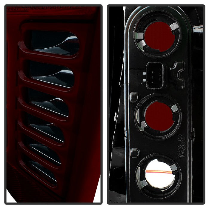 SPYDER Xtune Jeep Grand Cherokee 1999-2002 OEM Style Tail Lights Red Smoked ALT-JH-JGC99-OE-RSM 9034107