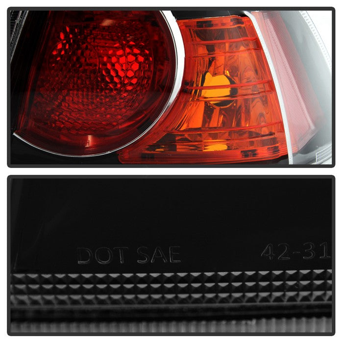 SPYDER xTune Mitsubishi Lancer 08-15 OE Style Tail Lights - Black ALT-JH-MLEVO08-OE-BK 9937323