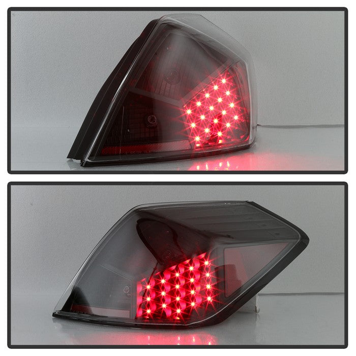 SPYDER xTune Nissan Altima 07-12 Sedan LED Tail Lights - Black ALT-JH-NA07-4D-LED-BK 9039492