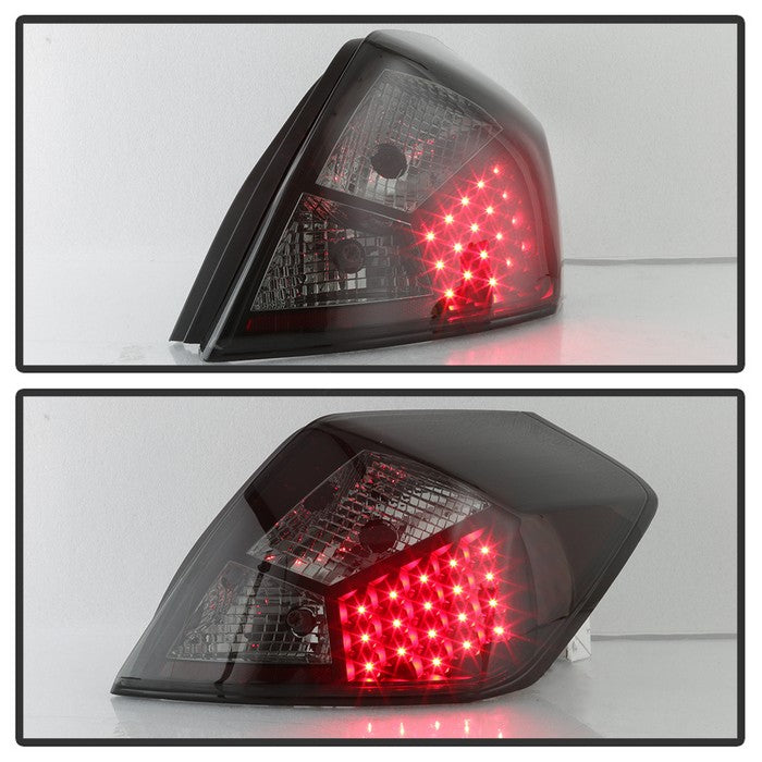 SPYDER xTune Nissan Altima 07-12 Sedan LED Tail Lights - Black Smoked ALT-JH-NA07-4D-LED-BSM 9039508