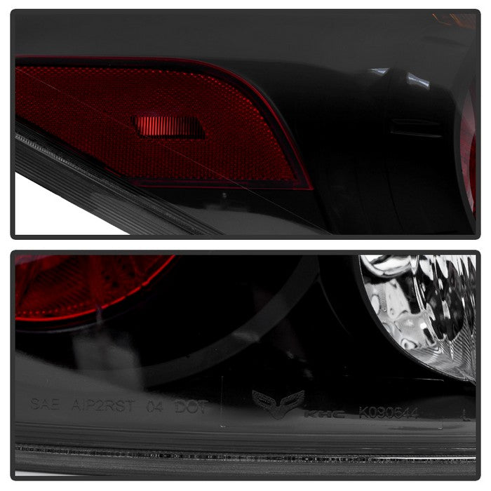 SPYDER Xtune Nissan Altima Sedan & Hybrid 2007-2012 OEM Style Tail Lights -Black ALT-JH-NA07-4D-OE-BK 9032042