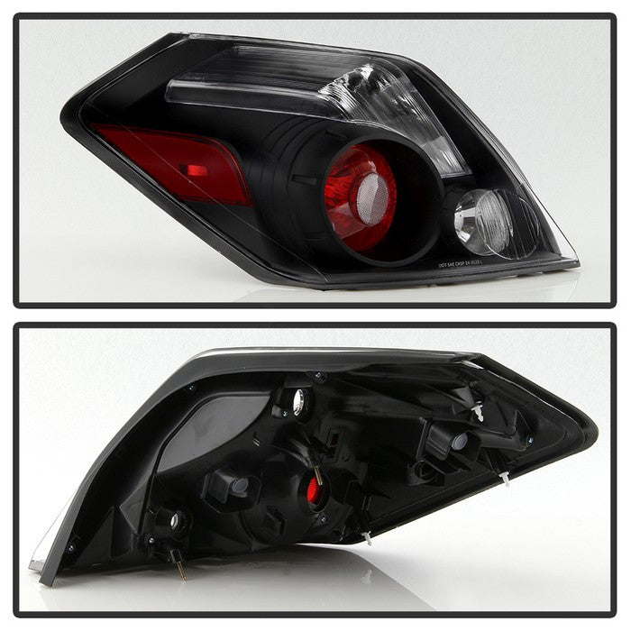 SPYDER xTune Nissan Altima 07-12 4Dr Smoke Signal Tail Lights - OEM Black ALT-JH-NA07-4D-SSM-BK 9937521