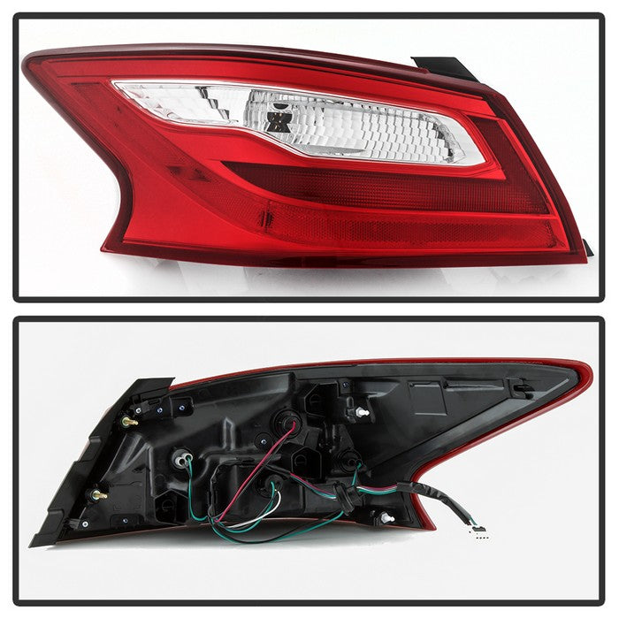 SPYDER xTune 16-18 Nissan Altima 4DR Driver Side Tail Light - OEM Outter Left (ALT-JH-NA16-4D-OE-OL) 9943003