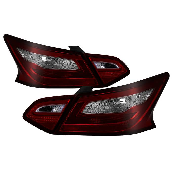 SPYDER xTune 16-18 Nissan Altima 4DR OEM Tail Light - Red Smoke (ALT-JH-NA16-4D-RSM) 9943041