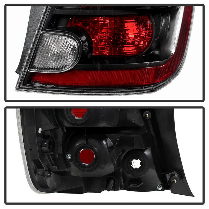 SPYDER Xtune Nissan Sentra 2.5L Se-R Passenger Side Tail Lights - OEM Right ALT-JH-NS07-OE-BK-R 9032486