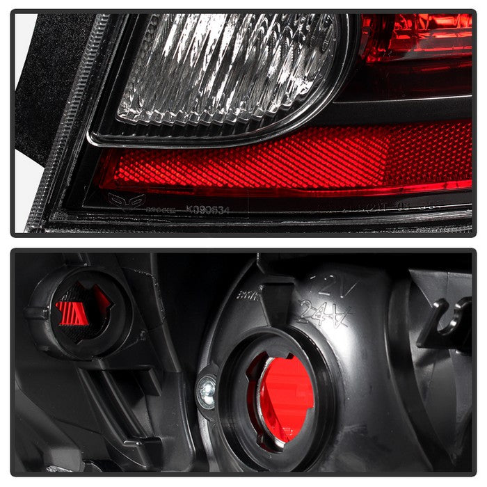 SPYDER Xtune Nissan Sentra 2.5L Se-R Passenger Side Tail Lights - OEM Right ALT-JH-NS07-OE-BK-R 9032486