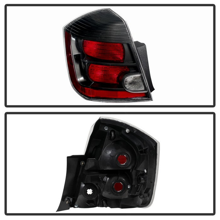 SPYDER Xtune Nissan Sentra Sr/Se-R 2010-2012 Driver Side Tail Lights - OEM Left ALT-JH-NS10-OE-BK-L 9032516