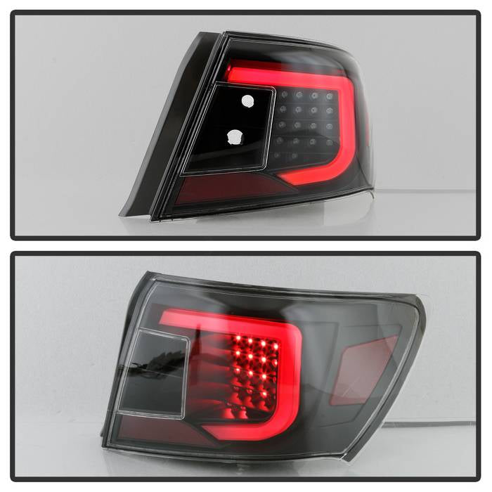 SPYDER xTune Subaru Impreza WRX 08-14 LED Tail Lights - Black ALT-JH-SIWRX08-LBLED-BK 9045400