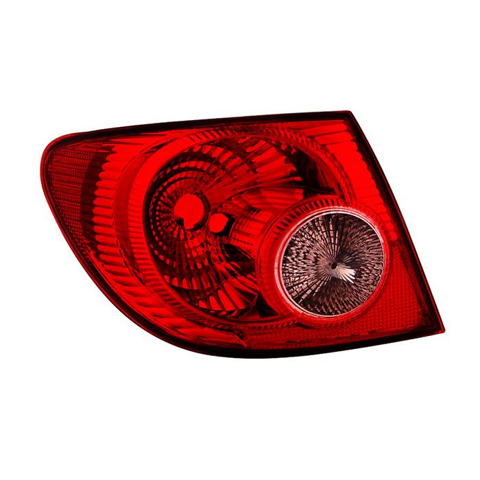 SPYDER Xtune Toyota Corolla 04-08 Driver Side Outer Tail Lights OEM Left ALT-JH-TCO05-OE-OL 9032073
