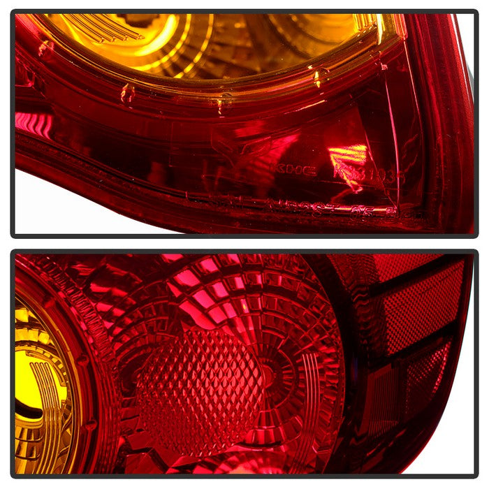SPYDER Xtune Toyota Corolla 2009-2010 Driver Side Outer Tail Lights - OEM Left ALT-JH-TCO09-OE-OL 9032097