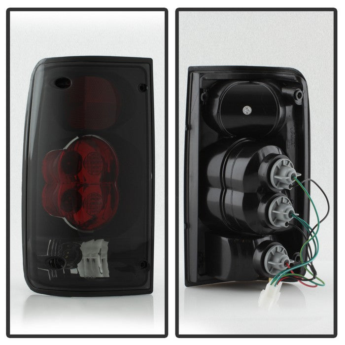 SPYDER xTune 89-95 Toyota Pickup Euro Style Tail Lights - Black Smoke (ALT-JH-TP89-BSM) 9037740