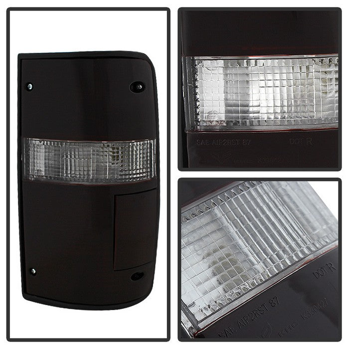 SPYDER Xtune Toyota Pickup 89-95 OEM Style Tail Lights Red Smoked ALT-JH-TP89-OE-RSM 9028977