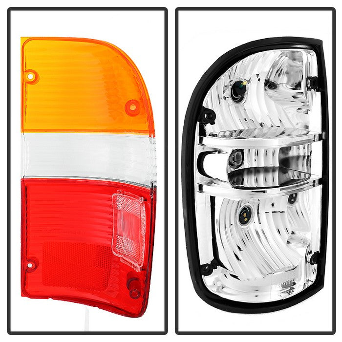 SPYDER Xtune Toyota Tacoma 01-04 Driver Side Tail Lights - OEM Left ALT-JH-TTA01-OE-L 9034244