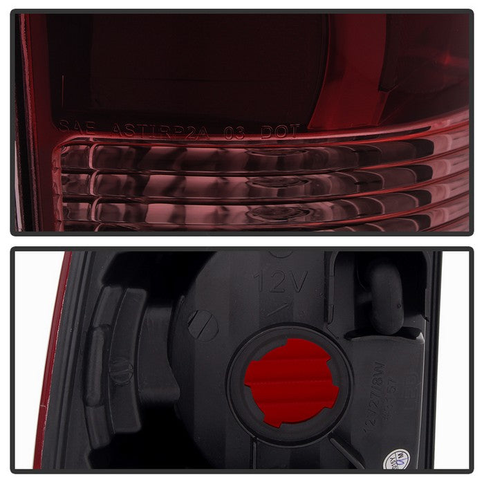 SPYDER Xtune Toyota Tacoma 05-08 OEM Style Tail Lights Red Smoked ALT-JH-TTA05-OE-RSM 9034275