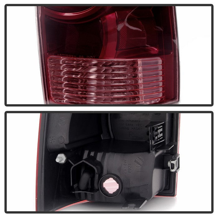 SPYDER Xtune Toyota Tacoma 05-08 OEM Style Tail Lights Red Smoked ALT-JH-TTA05-OE-RSM 9034275