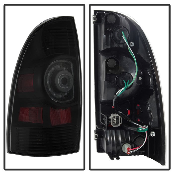 SPYDER xTune Toyota Tacoma 09-15 OEM LED Style Tail Lights - Black Smoked ALT-JH-TTA09-OE-BSM 9039522