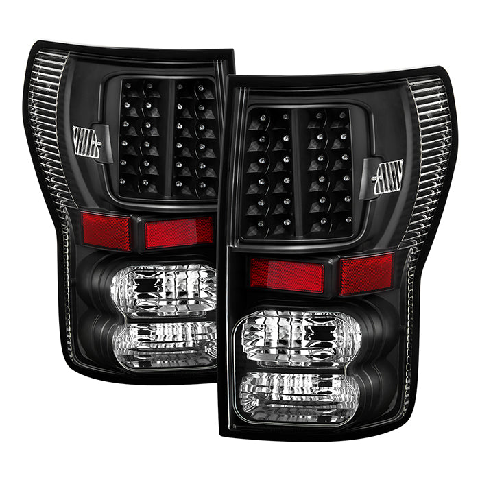 SPYDER Xtune Toyota Tundra 07-13 LED Tail Lights Black ALT-JH-TTU07-LED-BK 5070883