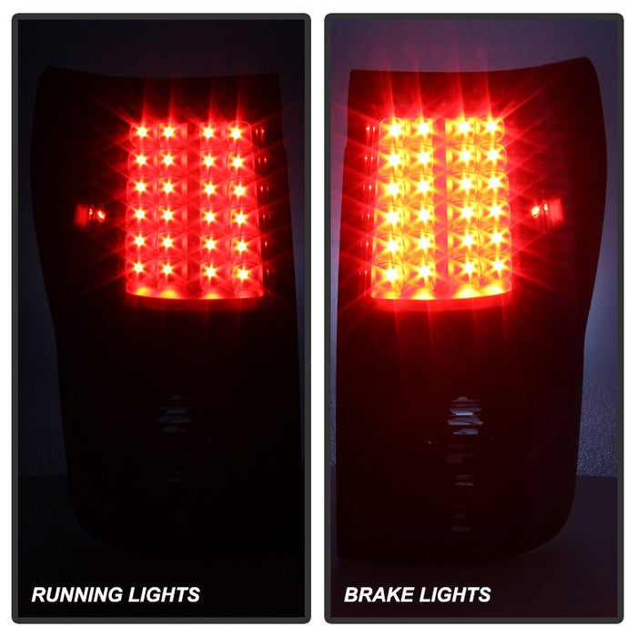 SPYDER Xtune Toyota Tundra 07-13 LED Tail Lights Black Smoke ALT-JH-TTU07-LED-BKSM 9026546
