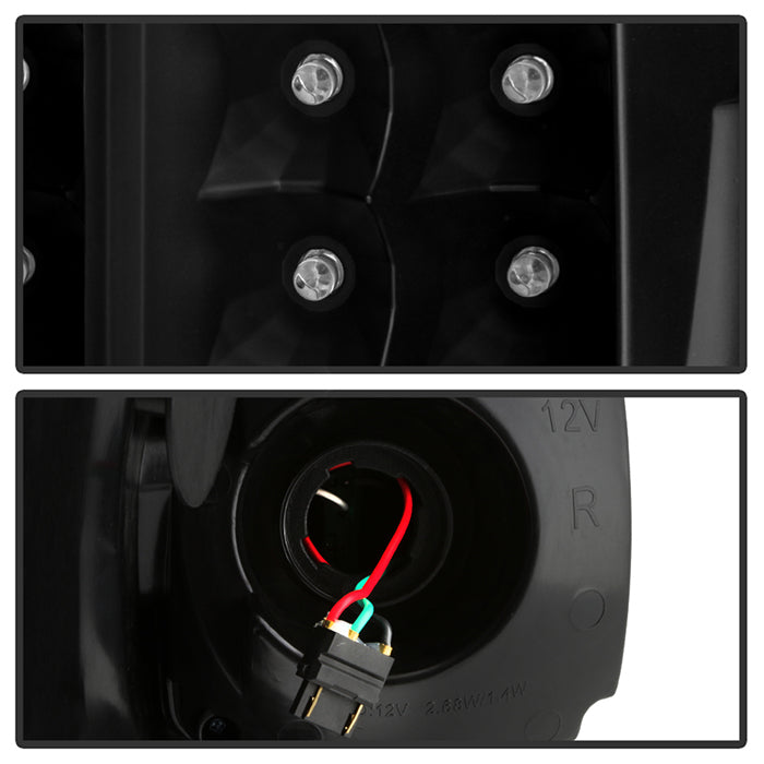 SPYDER Xtune Toyota Tundra 07-13 LED Tail Lights Black ALT-JH-TTU07-LED-BK 5070883