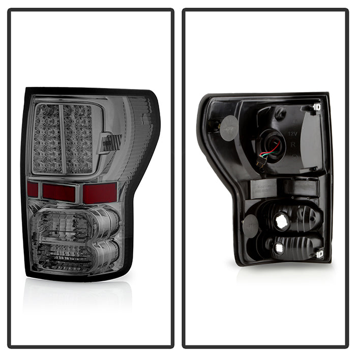 SPYDER Xtune Toyota Tundra 07-13 LED Tail Lights Smoke ALT-JH-TTU07-LED-SM 5070890