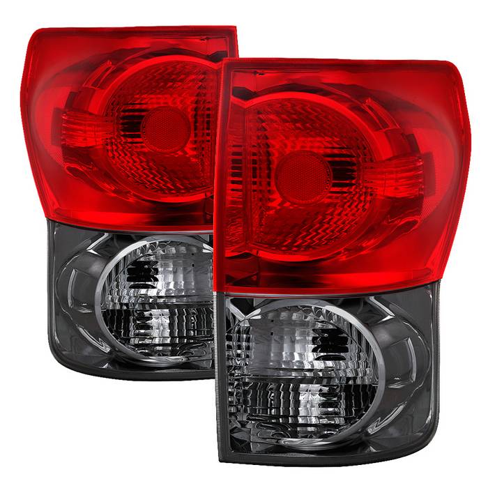 SPYDER xTune 07-09 Toyota Tundra OEM Style Tail Lights - Red Smoked (ALT-JH-TTU07-OE-RS) 9040634