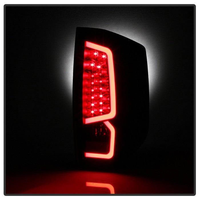 SPYDER xTune 14-16 Toyota Tundra Light Bar LED Tail Lights - Black (ALT-JH-TTU14-LED-BK) 9040443