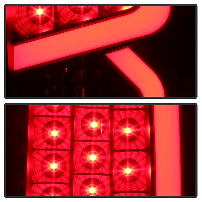 SPYDER xTune 14-16 Toyota Tundra Light Bar LED Tail Lights - Black (ALT-JH-TTU14-LED-BK) 9040443