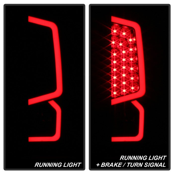 SPYDER xTune 14-16 Toyota Tundra Light Bar LED Tail Lights - Black Smoked (ALT-JH-TTU14-LED-BSM) 9040450